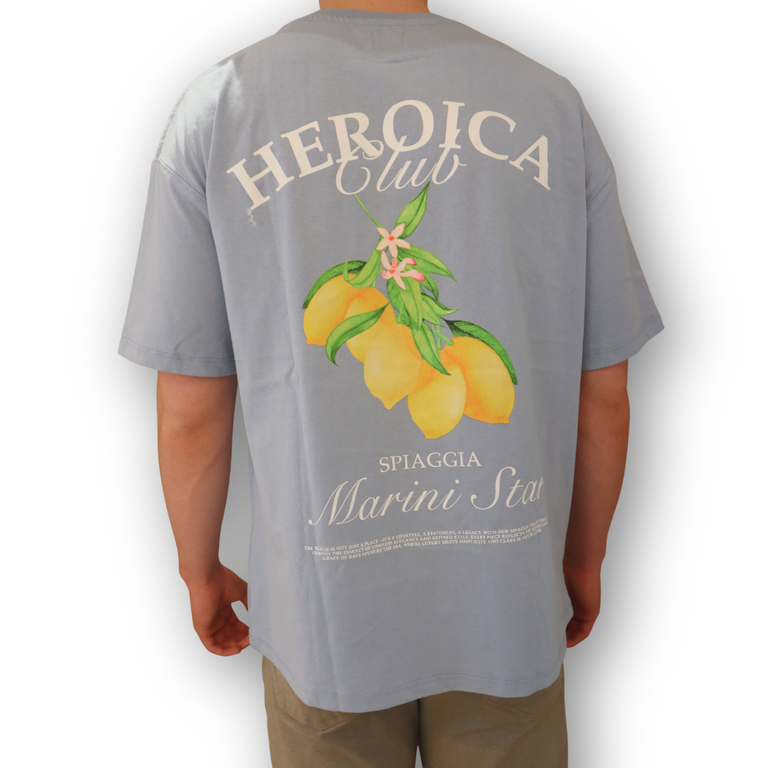 Lemon Baby Blue Shirt