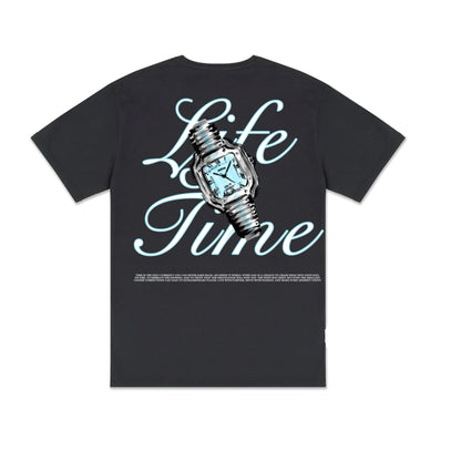 Clock Life Time Black Shirt