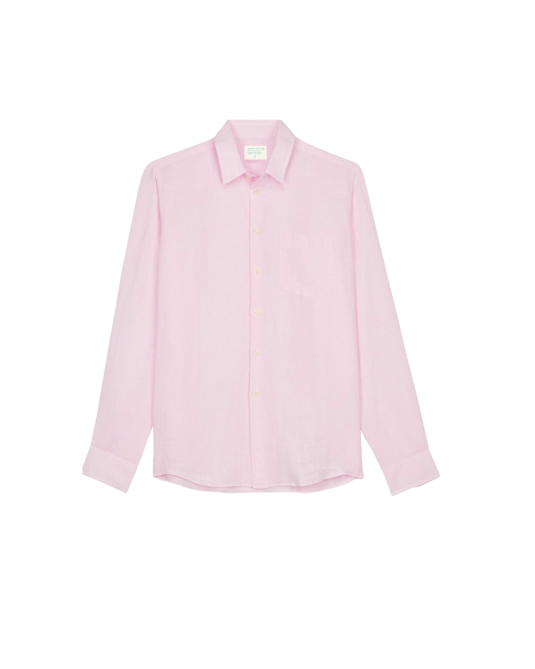 Camisa Lino Rosada 100% Lino