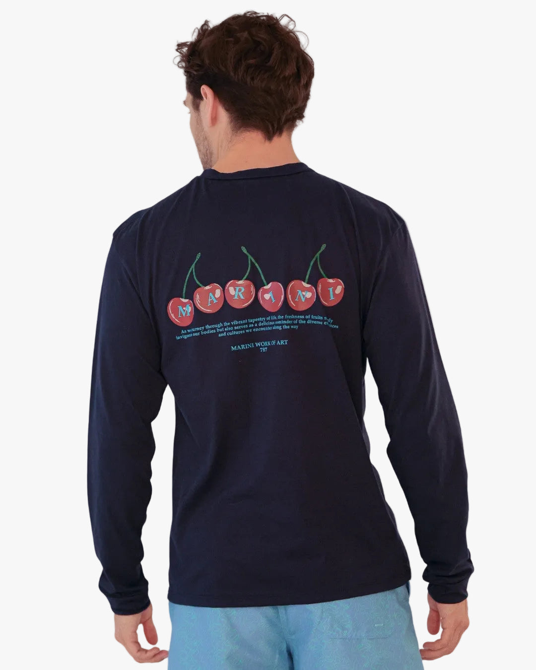 Long sleeve Cherry Blue (manga larga)