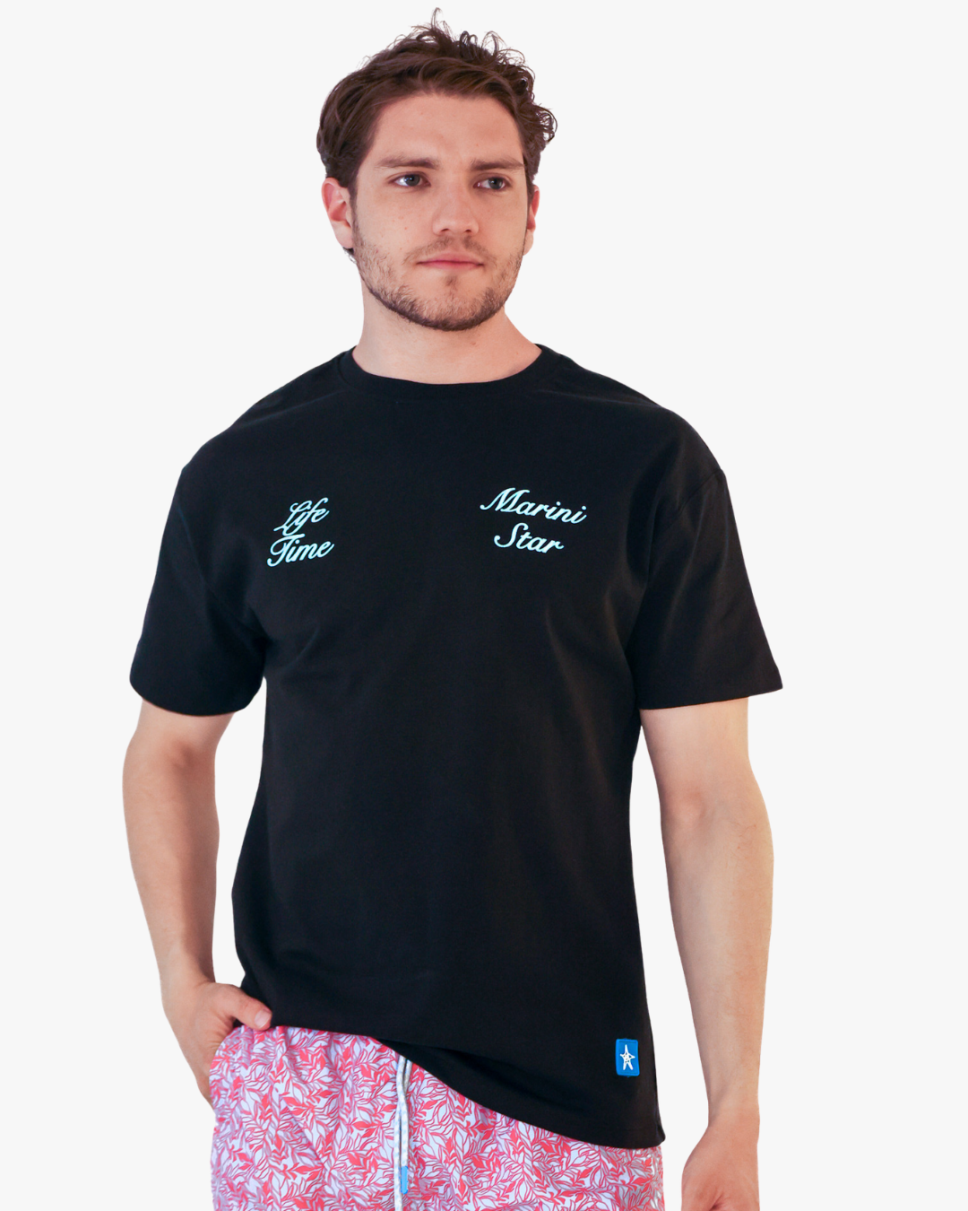 Clock Life Time Black Shirt