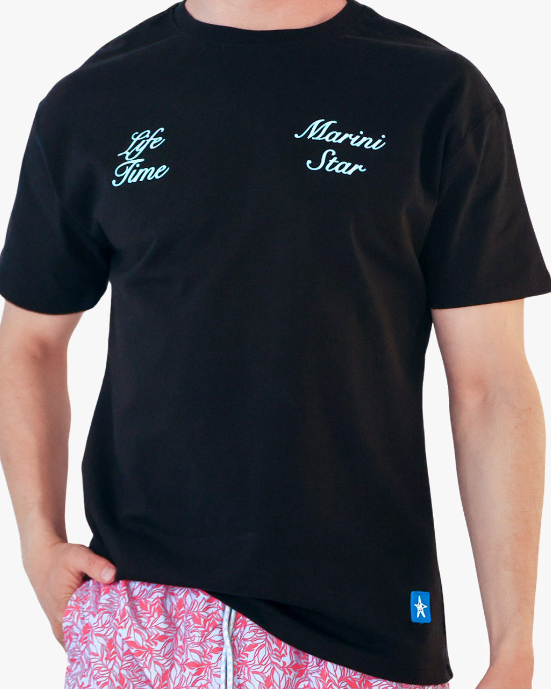 Clock Life Time Black Shirt