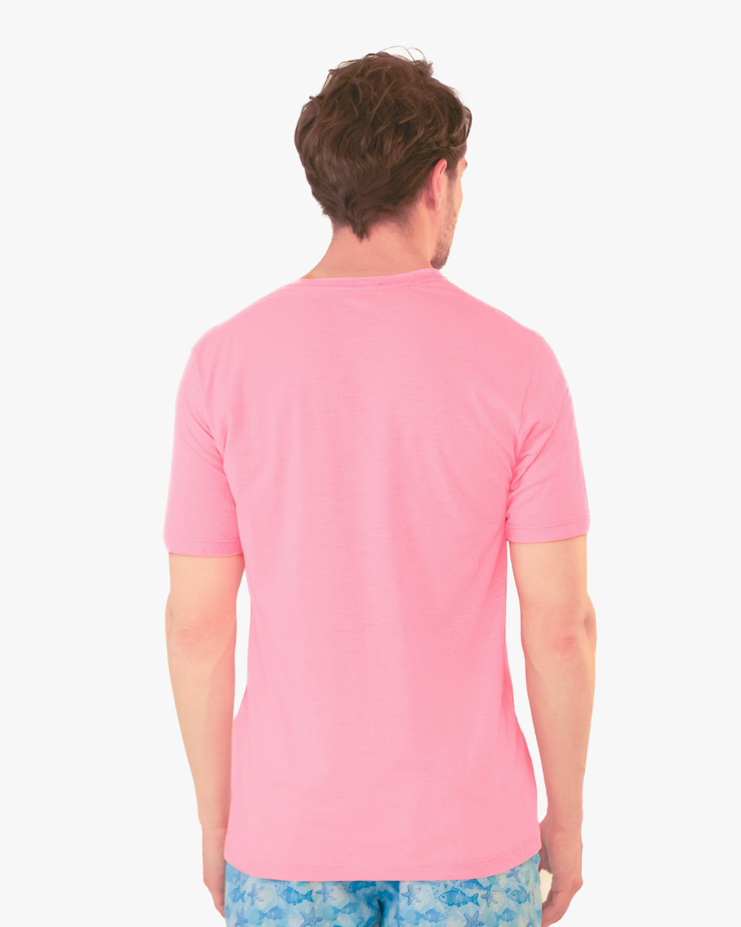Camiseta Bordada Rosada