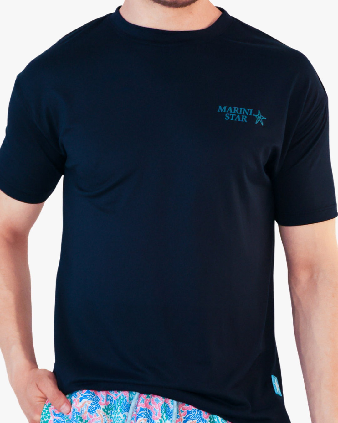 Camiseta Secado Rápido Azul Oscura