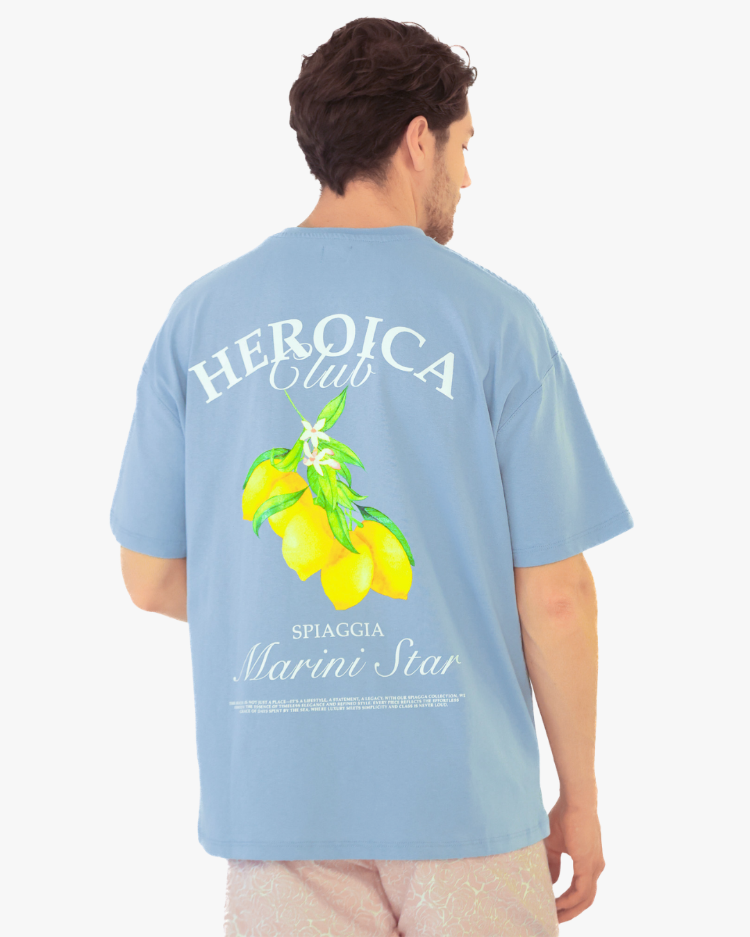 Lemon Baby Blue Shirt