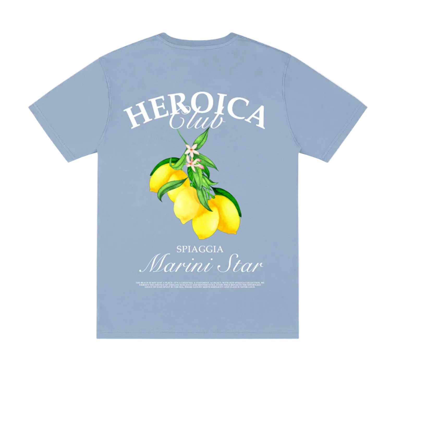 Lemon Baby Blue Shirt