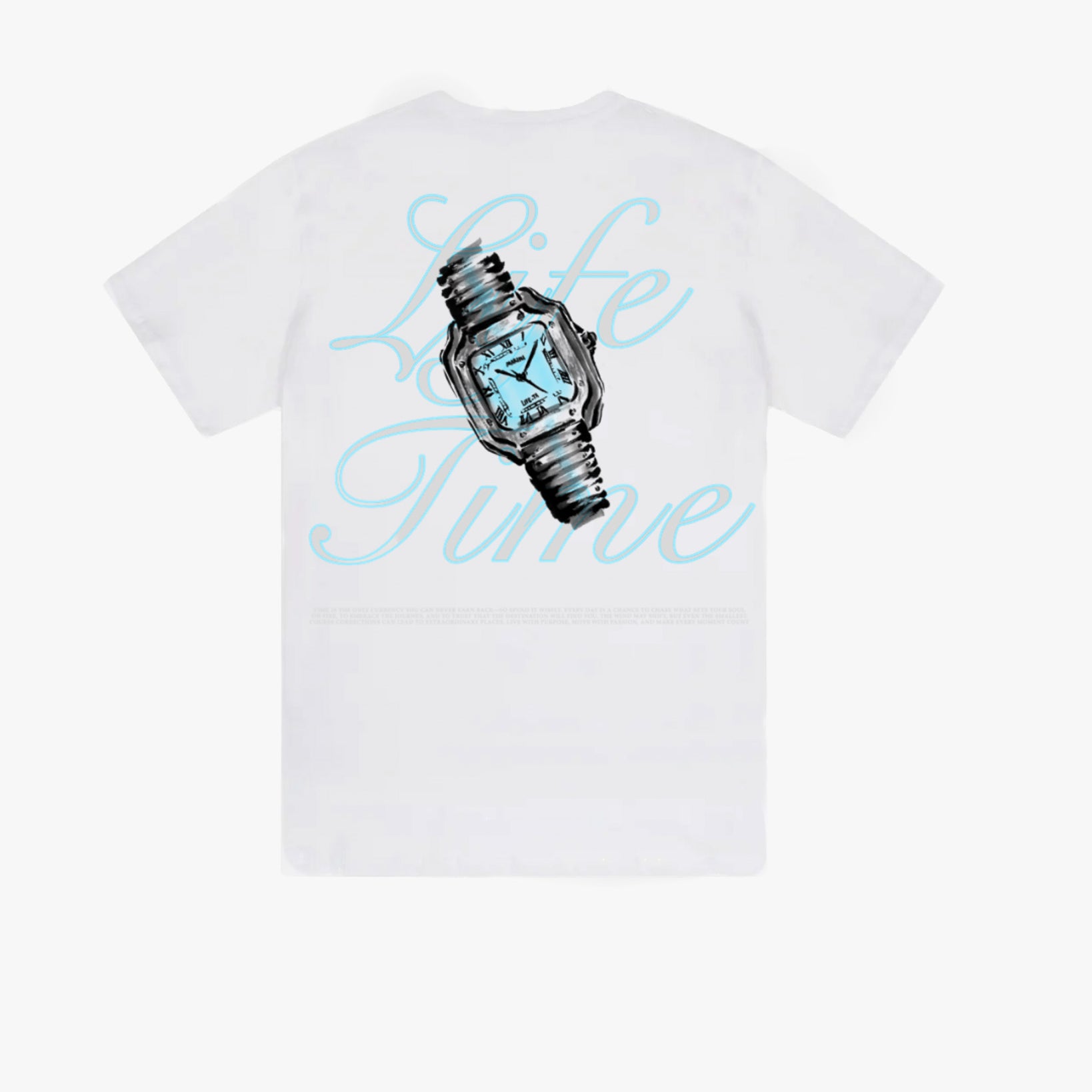 Clock Life Time White Shirt