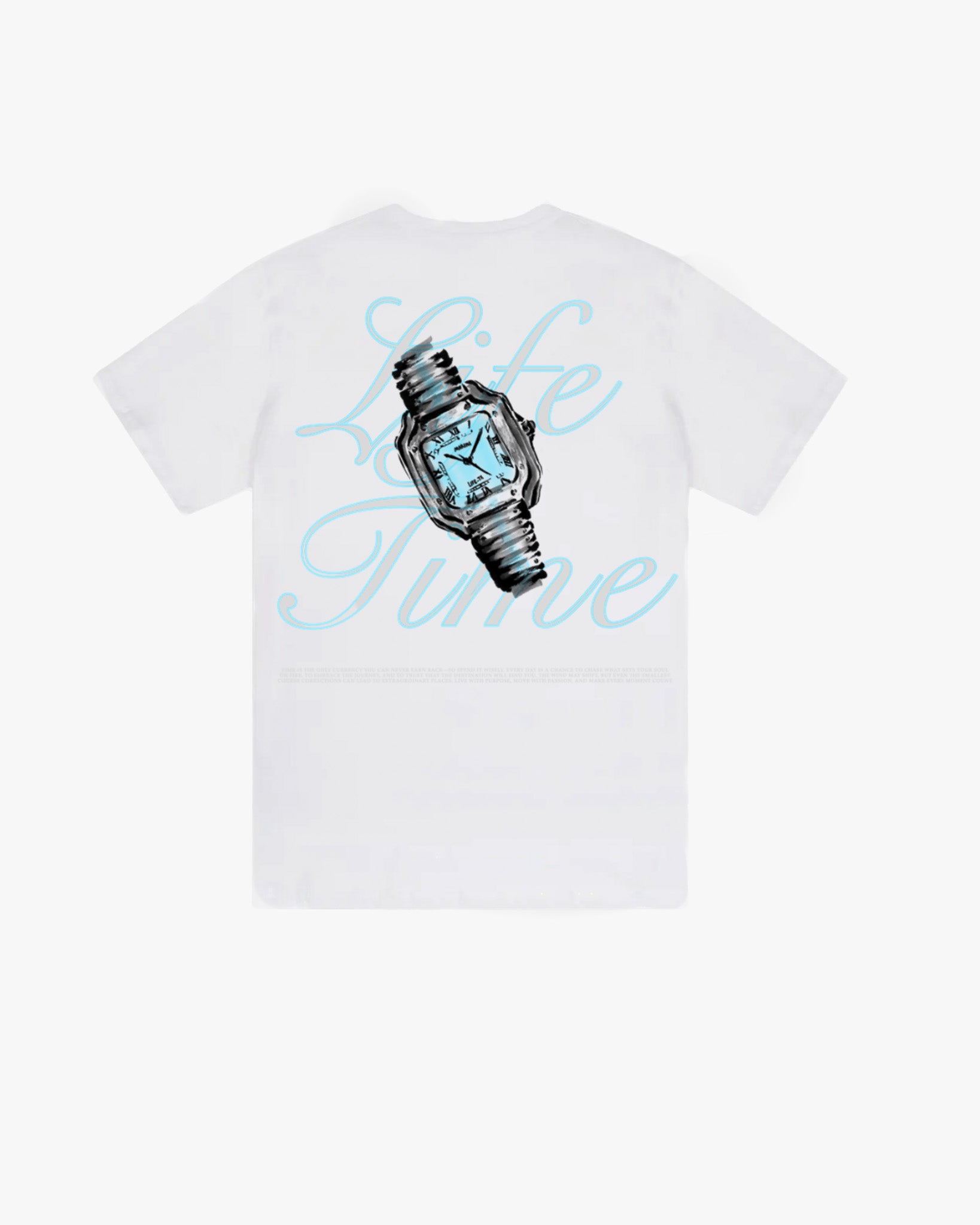 Clock Life Time White Shirt