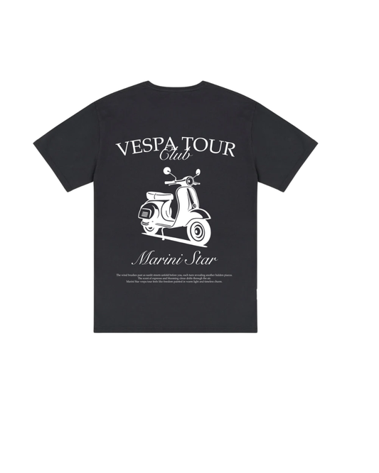 Vespa Tour Balck Shirt