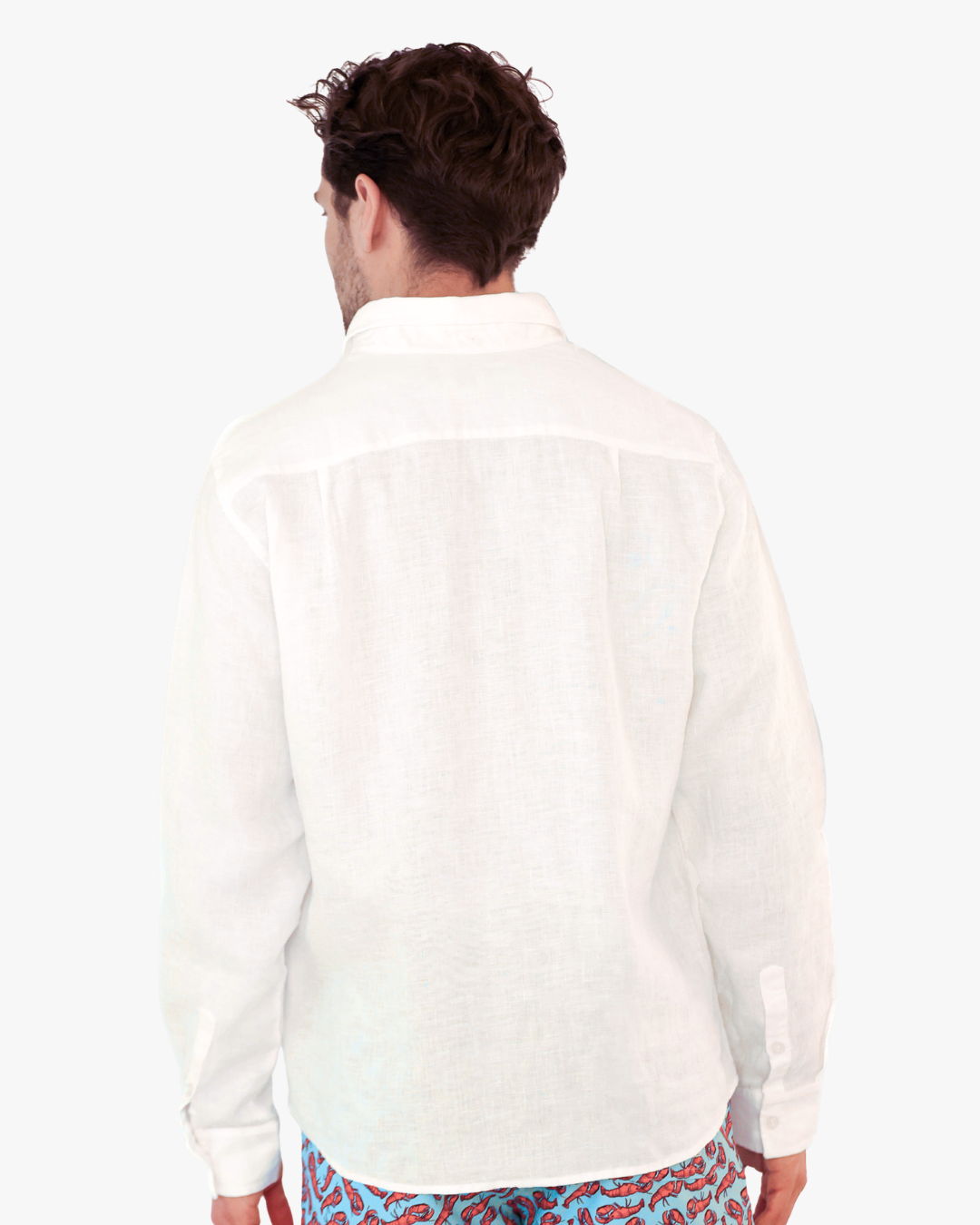 Camisa Lino Blanca 100% Lino