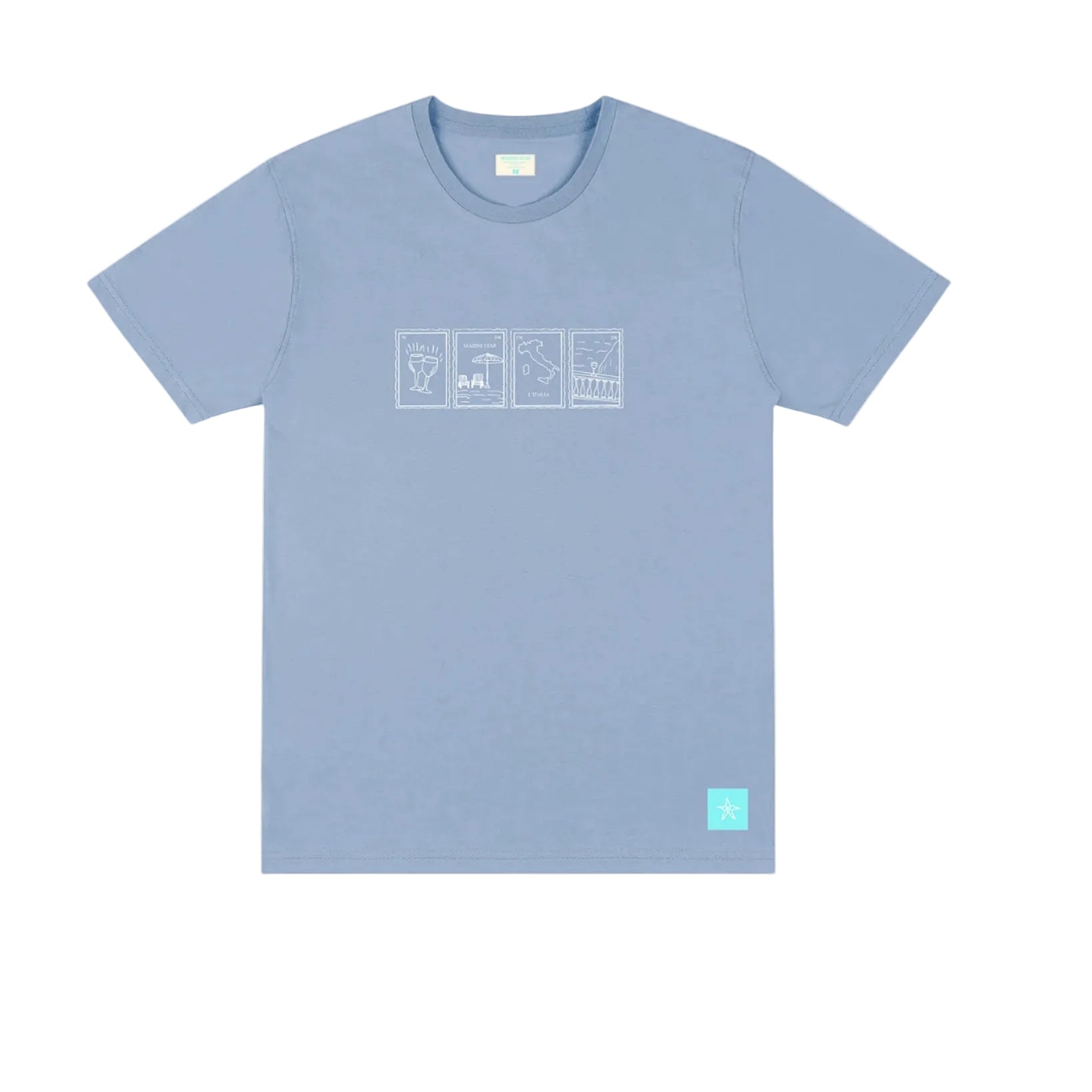 Bordada Italy Baby Blue Shirt