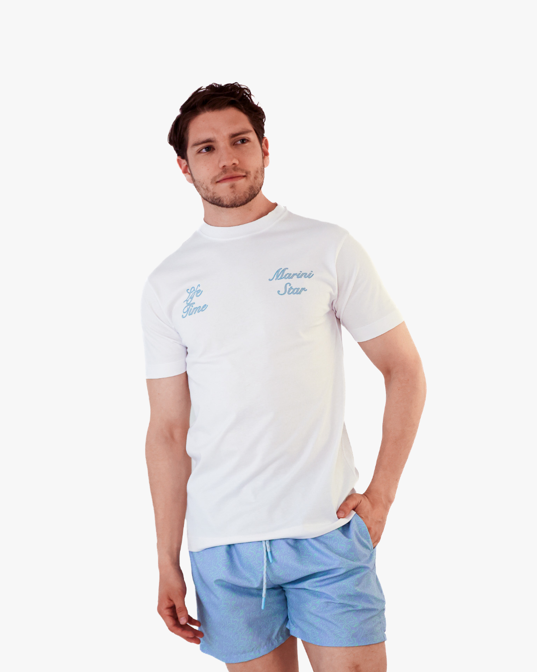 Clock Life Time White Shirt