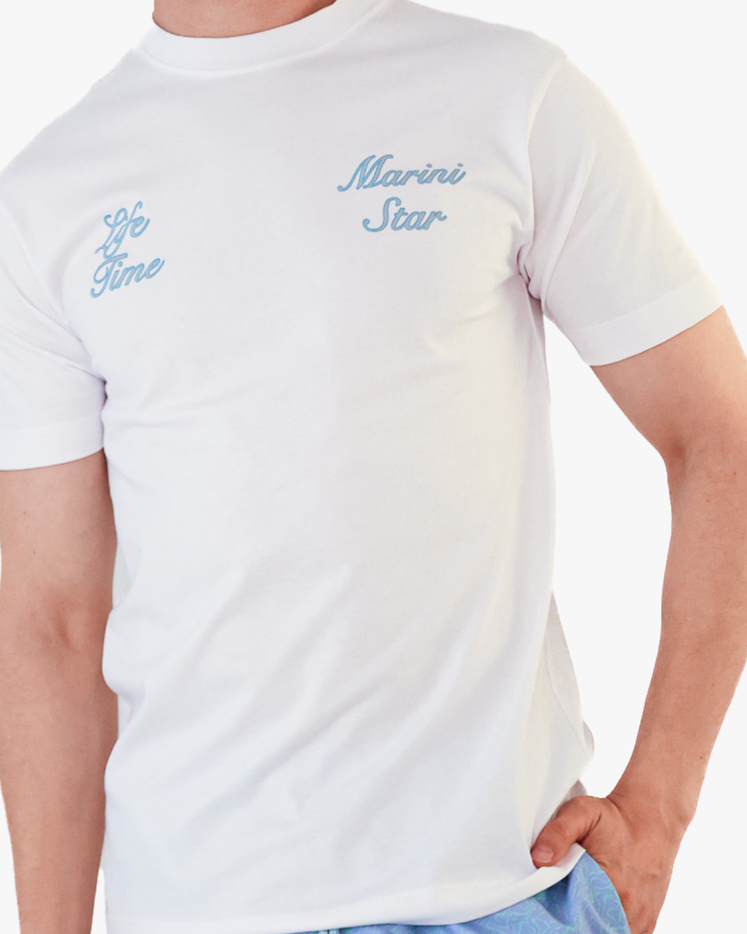 Clock Life Time White Shirt