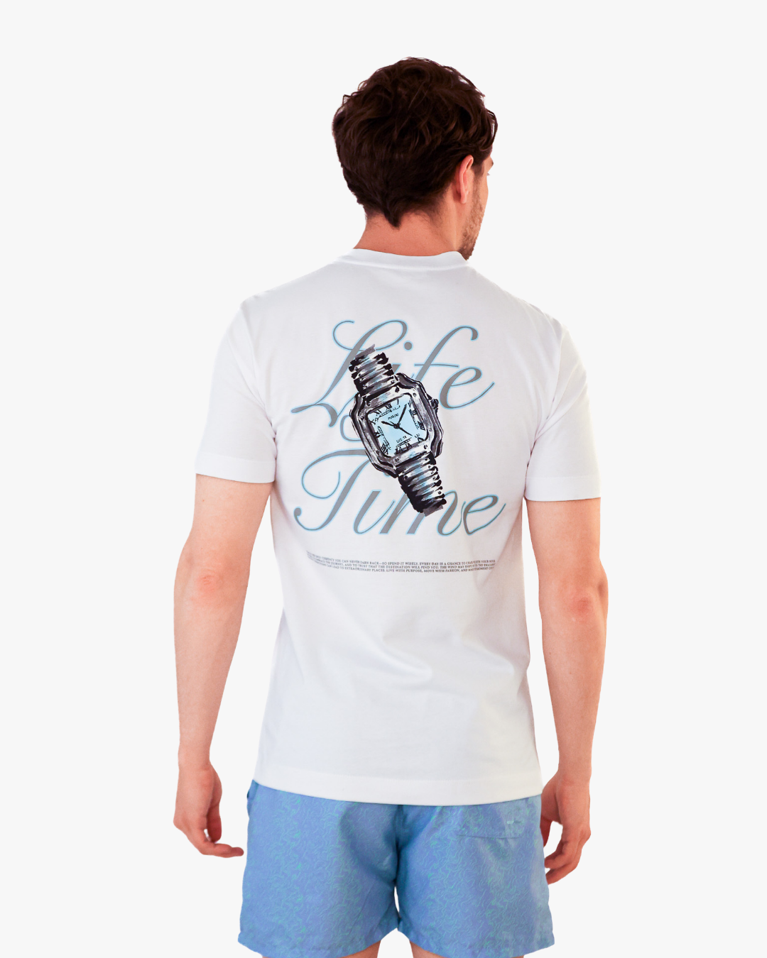 Clock Life Time White Shirt