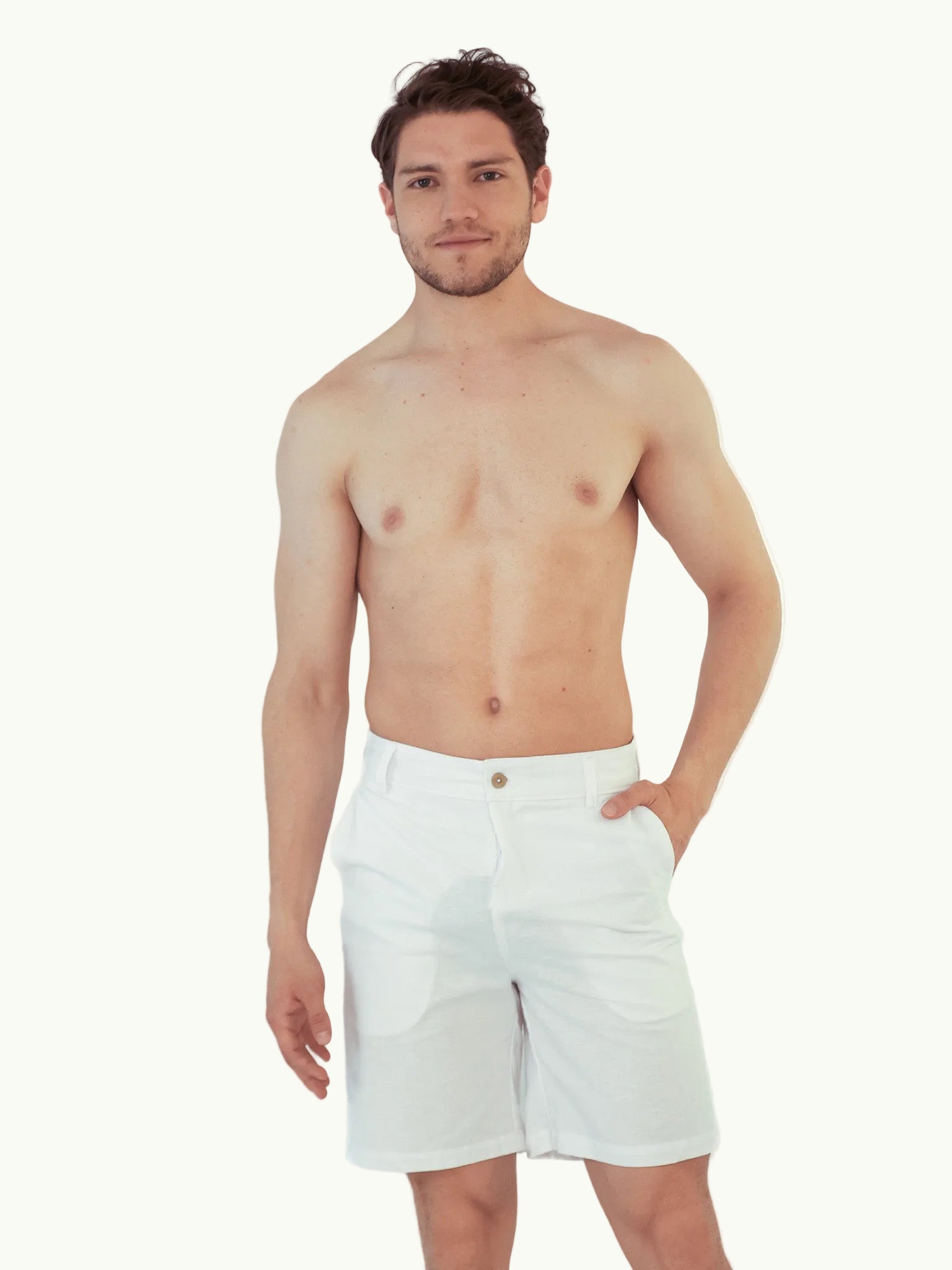 Bermuda Lino Blanca