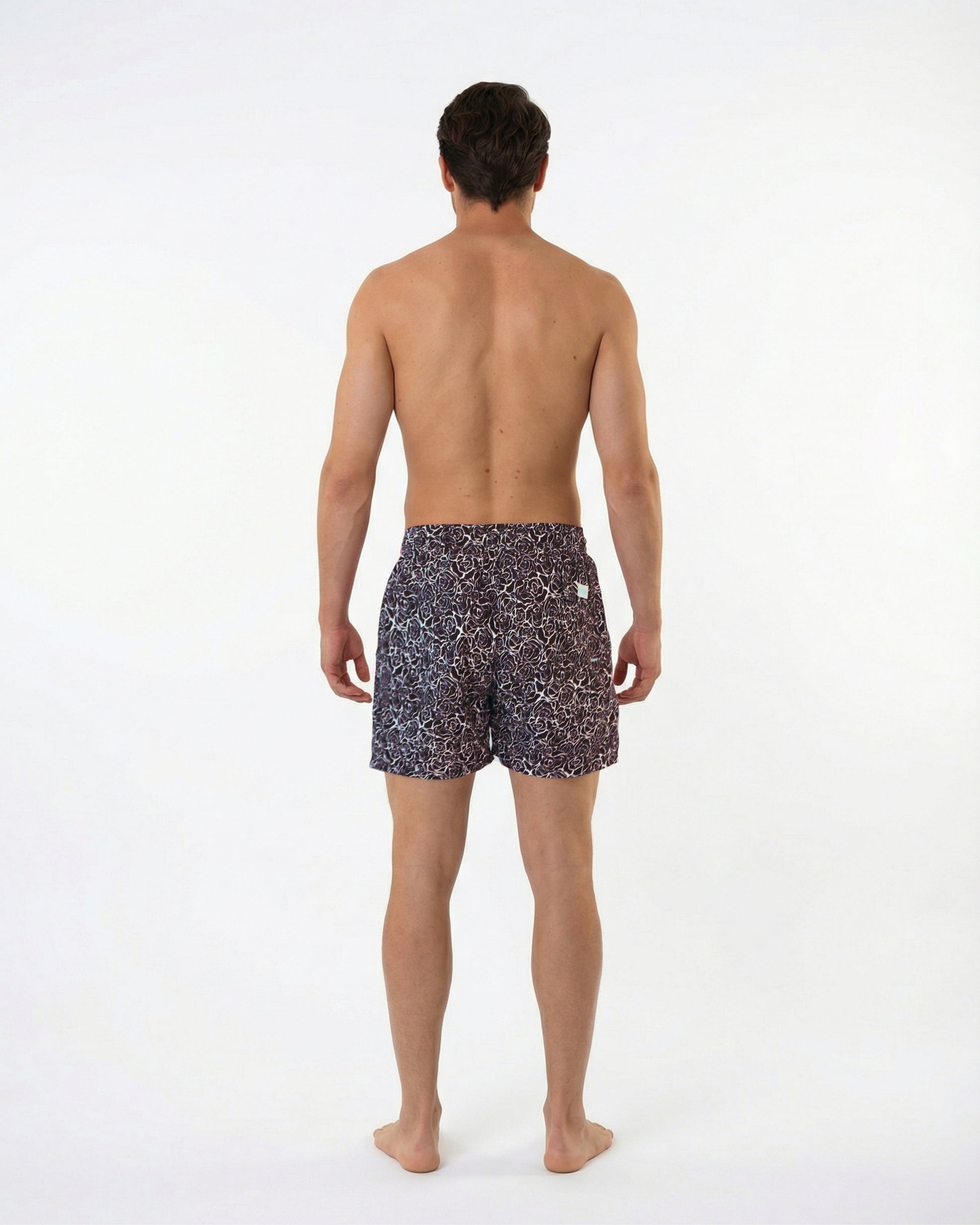 Pantaloneta de baño BLACK ROSES