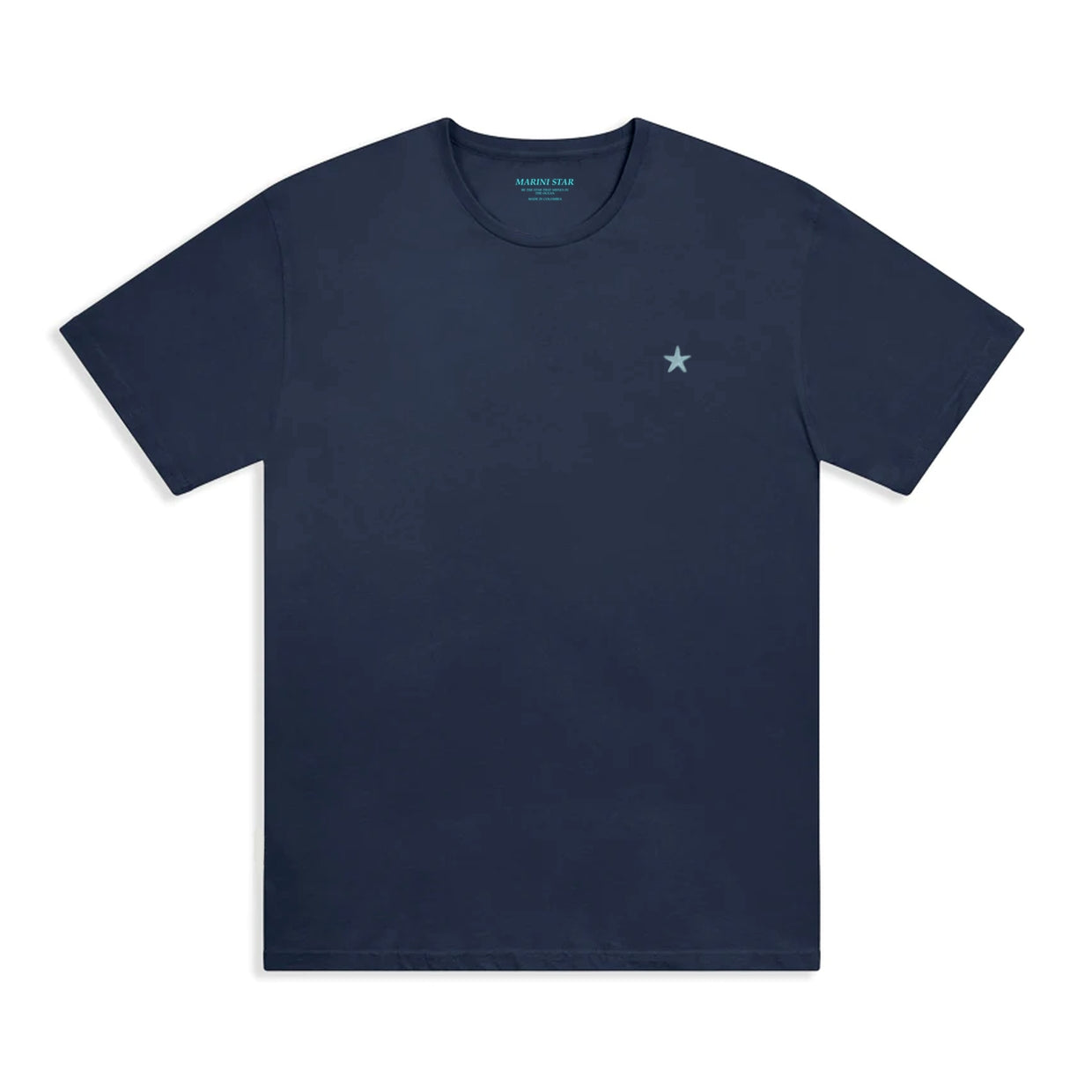 Camiseta Bordada Azul Oscura Niños