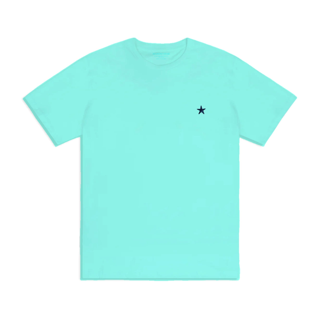 Camiseta Bordada Azul Aguamarina Niños