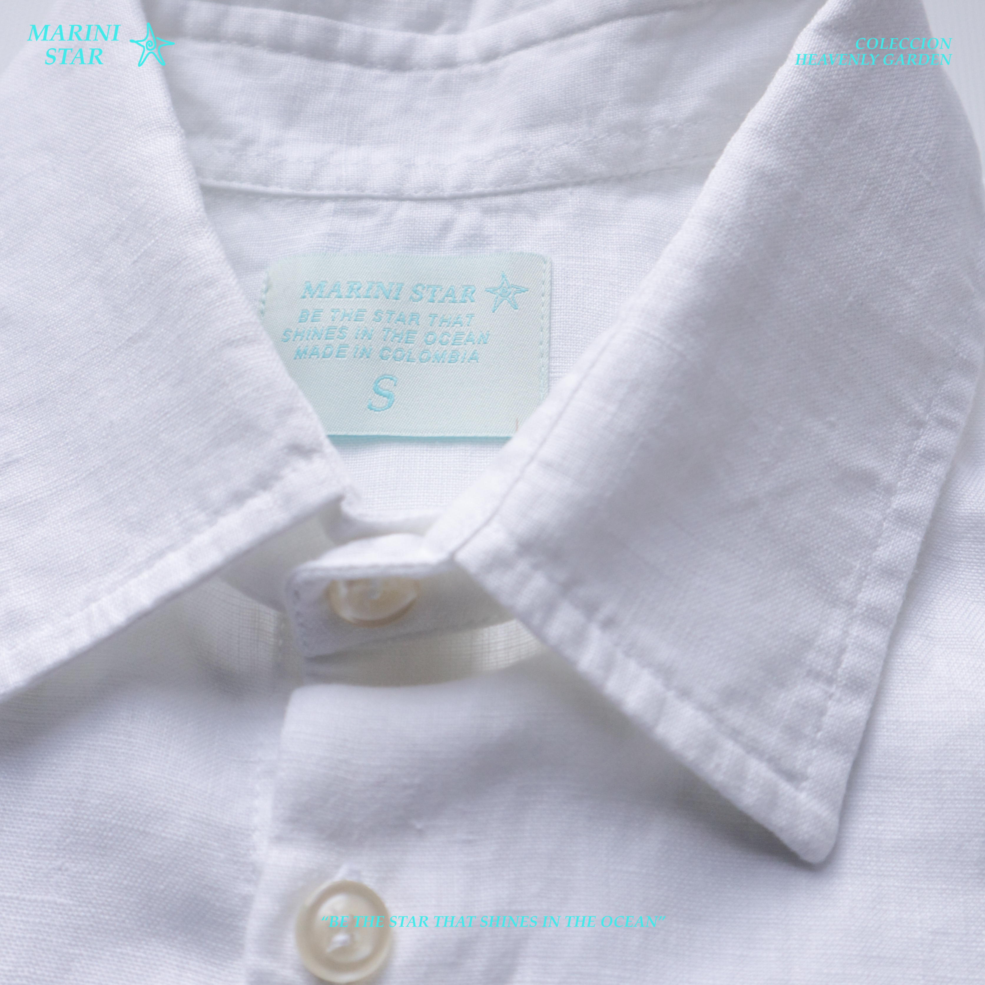 Camisa Lino Blanca 100% Lino