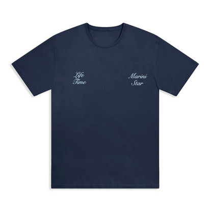 Clock Life Time Blue Shirt